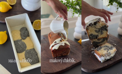 Recept na makový chlebík s citrónovou polevou – sladký a svieži zároveň!