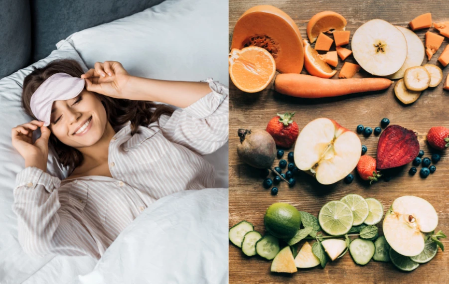vplyv ovocia a zeleniny na spánok