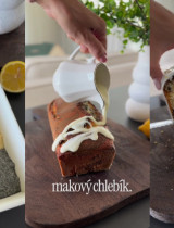 Recept na makový chlebík s citrónovou polevou – sladký a svieži zároveň!