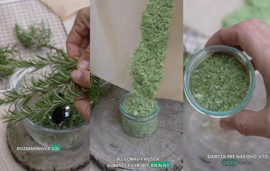 rozmarínová soľ