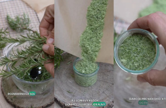 Rozmarínová soľ nielen na podporu trávenia – ako si ju pripraviť z čerstvého rozmarínu?