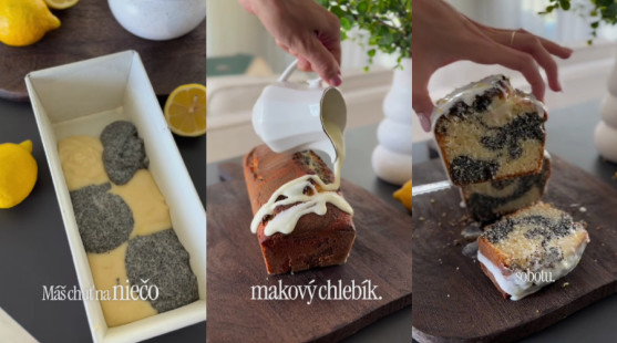 Recept na makový chlebík s citrónovou polevou – sladký a svieži zároveň!