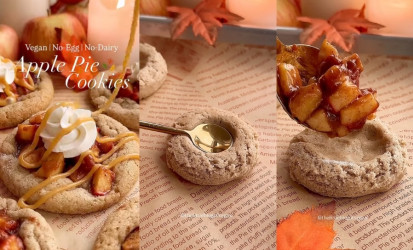 Vegánske jablkové cookies, ktoré hravo tromfnú aj koláč od babičky!