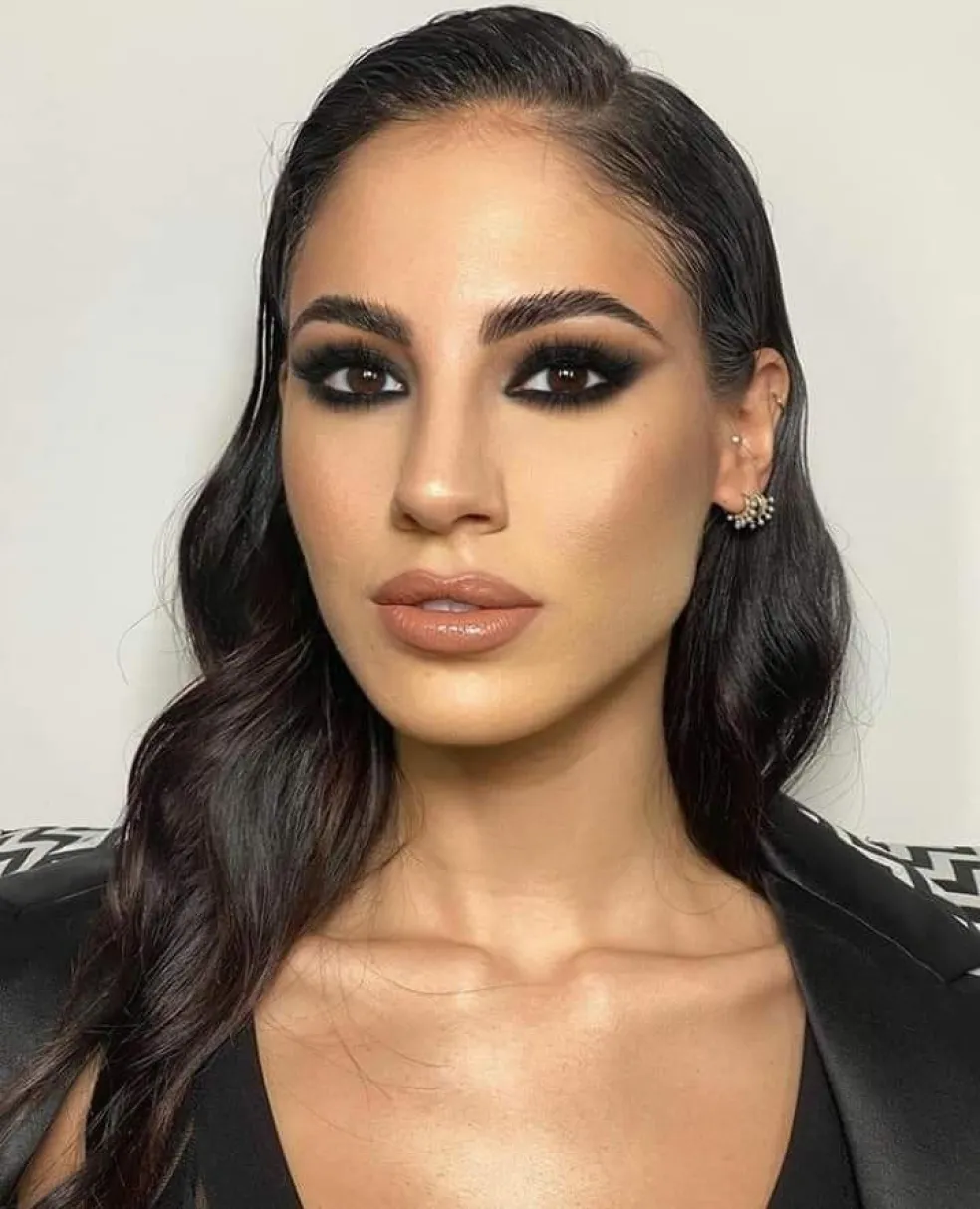 výrazný make-up očí