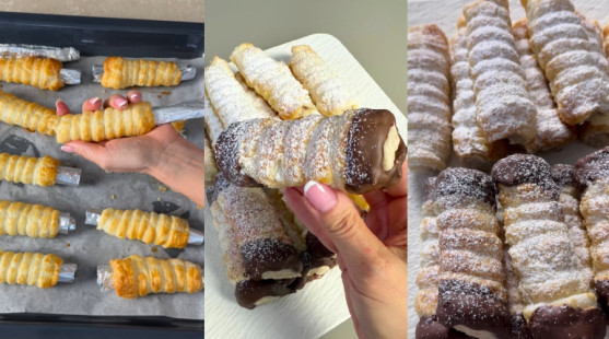 Lahodné šamrole s gaštanovým krémom podľa Kvetky Horváthovej