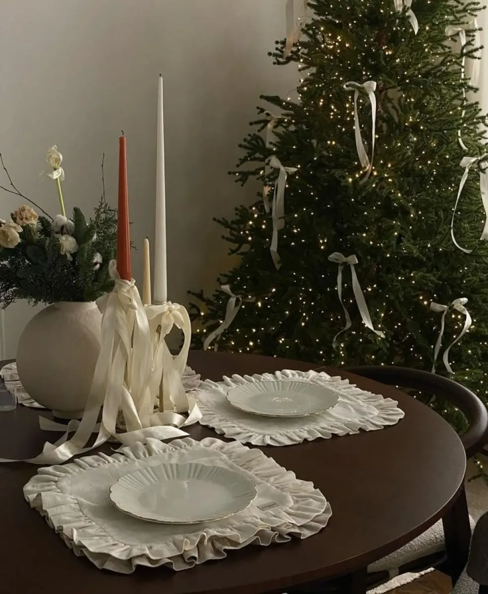 vianočné prestieranie 2025