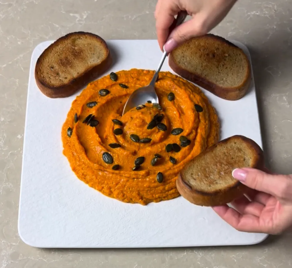 tekvicová nátierka hokkaidó