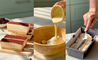Nepečené kávové cheesecake rezy: Dezert, ktorý nahradí aj vašu rannú kávu