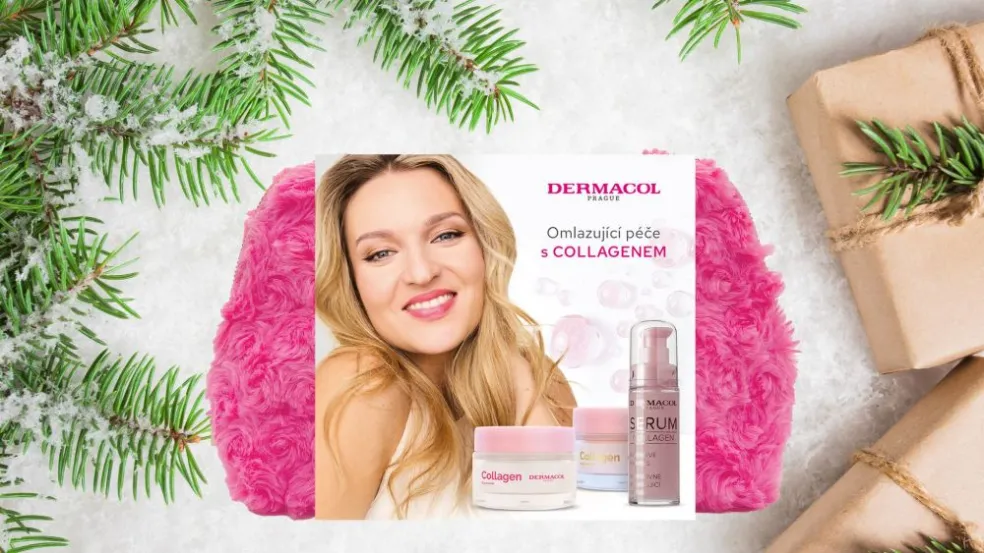 Darčekový balíček Collagen care + serum Dermacol 