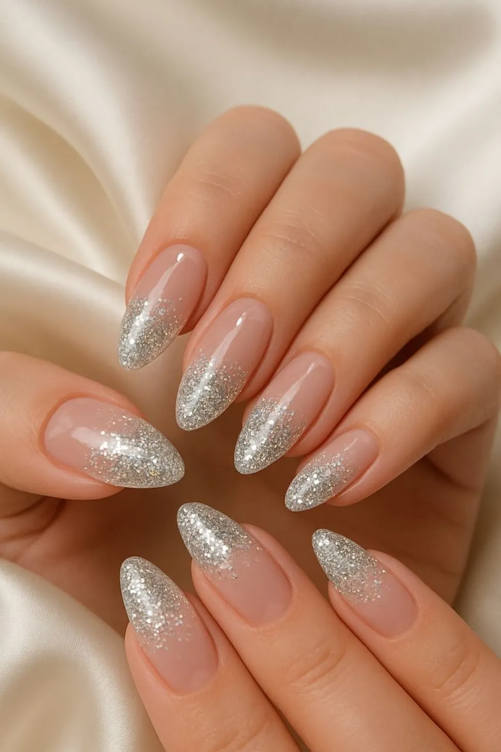 Zamrznuté Glitter Ombré