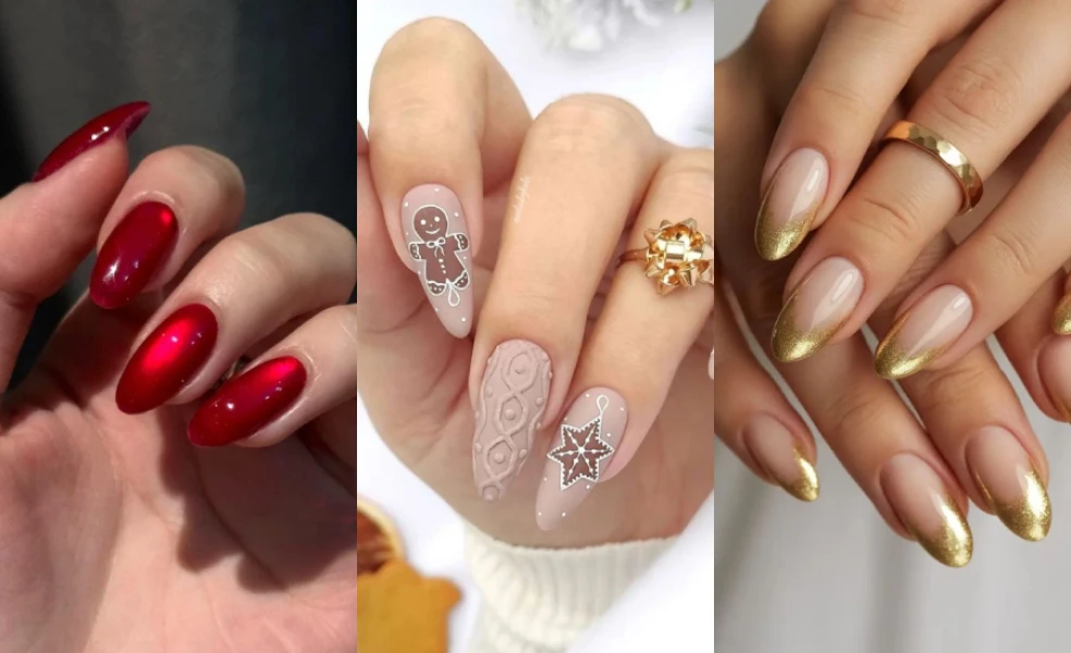 vianočné nechty trendy 2025