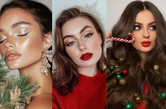 Trendy v líčení na Vianoce 2025: V hre sú odvážne pery a trblietavé očné tiene