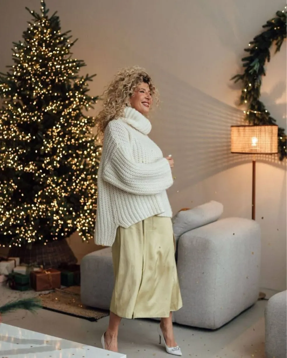 minimalistické oblečenie na Vianoce