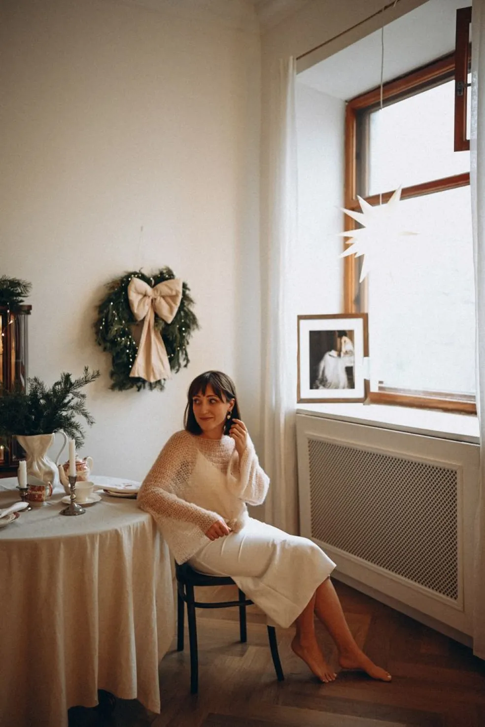 elegantný outfit Štedrý večer