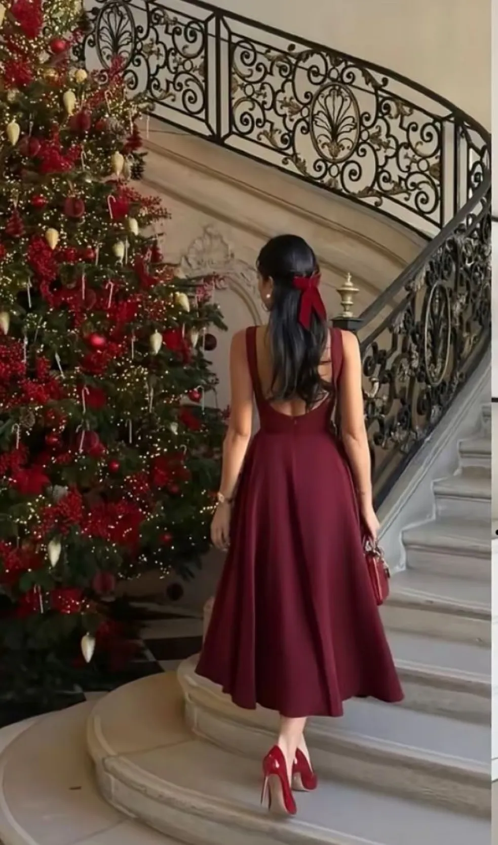 vianočný outfit na večeru