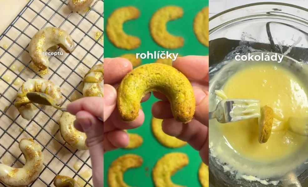 recept na vegan pistáciové rohlíčky