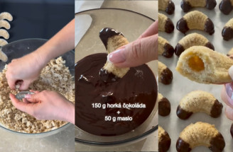 Tradičné vianočné pečivo: Fúkané orechové rožky podľa Kvetky Horváthovej