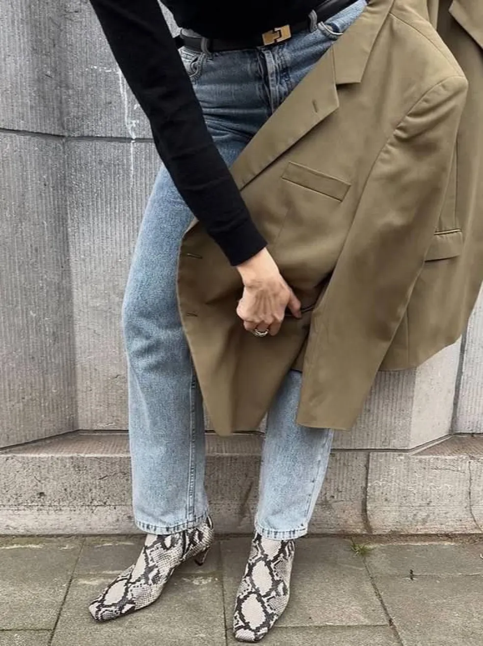 členkové čižmy styling