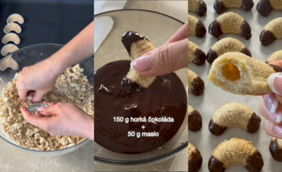 Tradičné vianočné pečivo: Fúkané orechové rožky podľa Kvetky Horváthovej