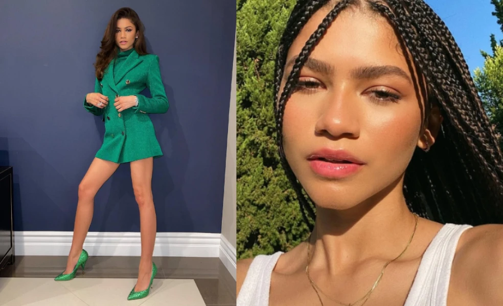 glass skin trend Zendaya