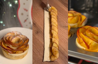 Jablkové ruže z lístkového cesta: Sviatočný dezert, ktorý očarí na prvý pohľad