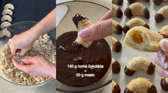 Tradičné vianočné pečivo: Fúkané orechové rožky podľa Kvetky Horváthovej