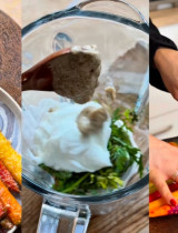 Žiadna nudná príloha: Skús farebnú pečenú mrkvu s parmezánom a krémovou tahini omáčkou