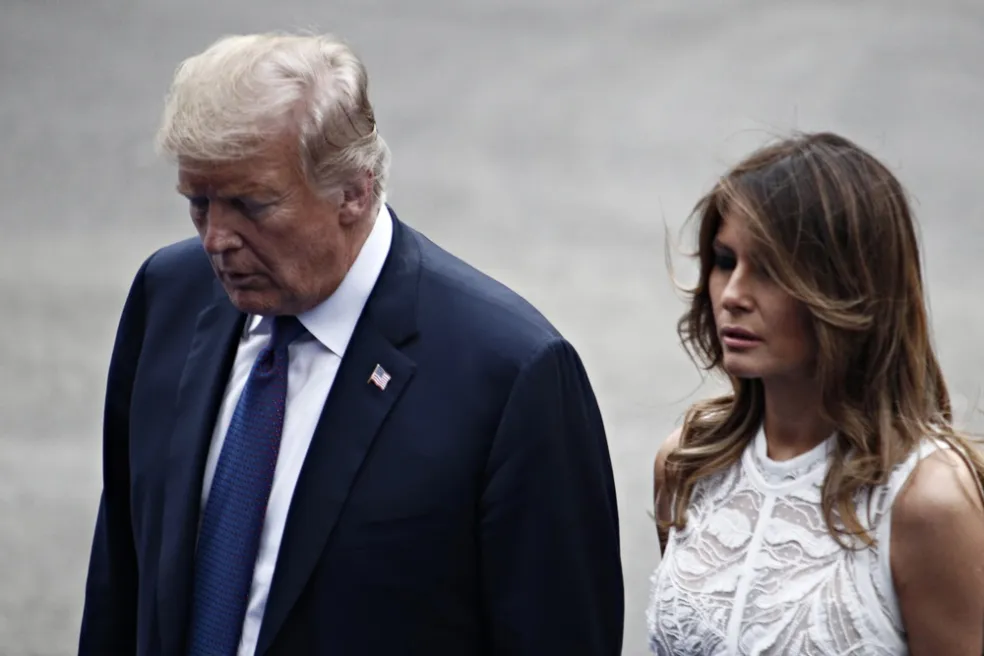 Melania a Donald Trump