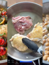 Večera z jednej panvice? Vyskúšaj pečené kuracie stehná s cícerom a citrónom