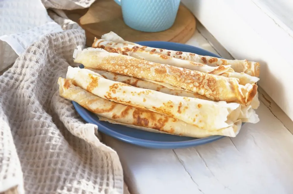 Блинчики на йогурте без молока