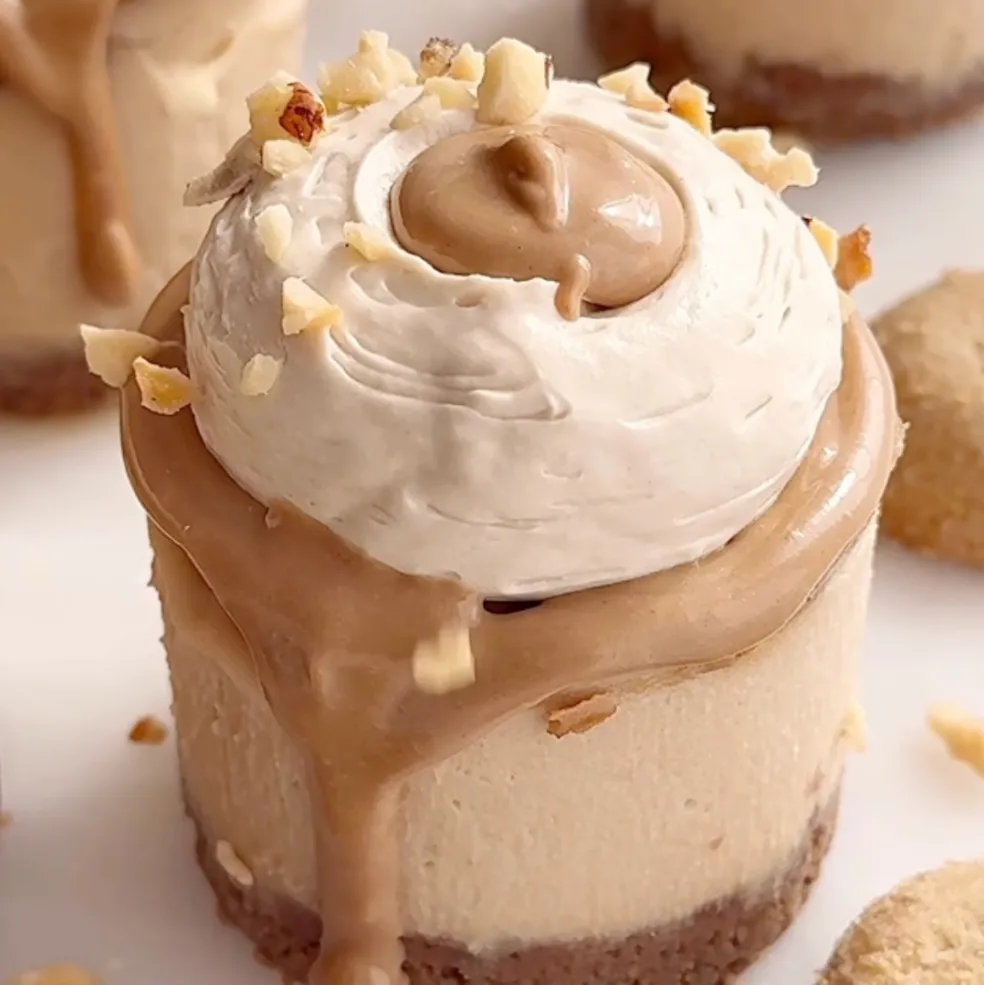 vegánske mini cheesecaky