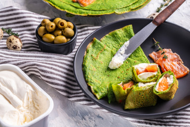 Špenátové palacinky s lososom: Jedlo, ktoré si zamilujete