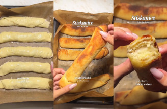 Recept na stískanice – pečené tyčinky zo zemiakového cesta s kyslou smotanou