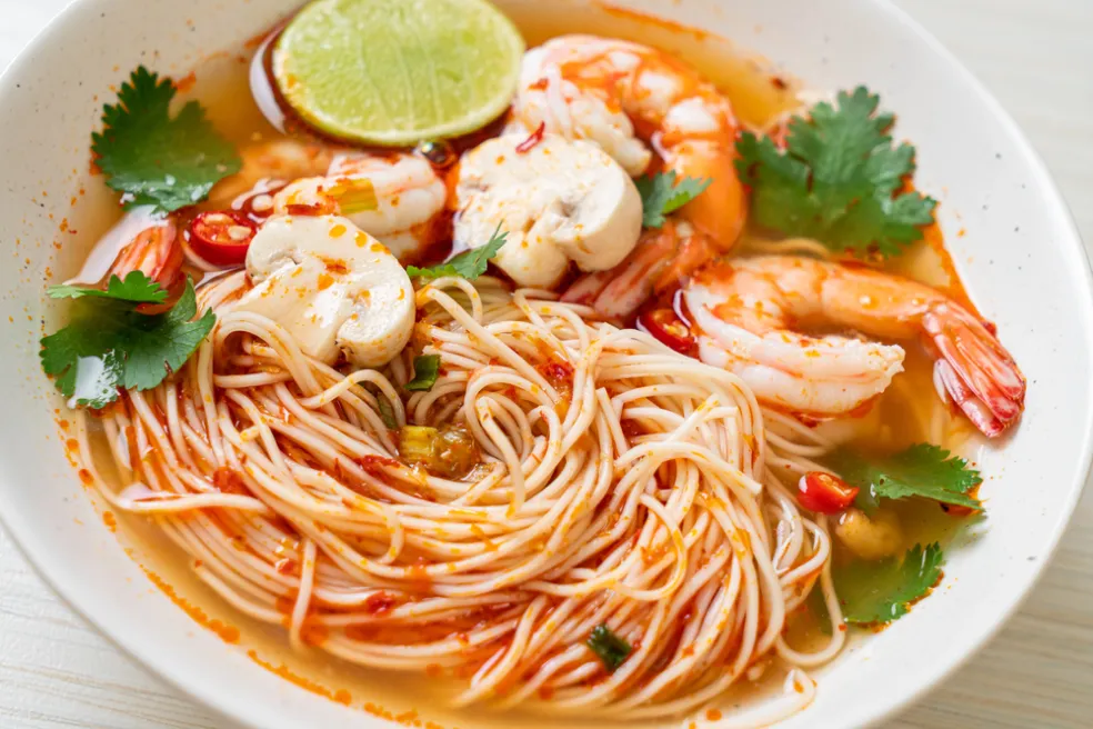 Tom Yum s krevetami
