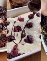 Banánový brownie cheesecake s višňami: Takto si pripravíš nízkokalorický dezert!