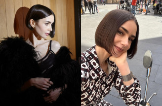 Lily Collins zmenila hru: Krátky účes v podobe bixie cut bude v roku 2026 všade!