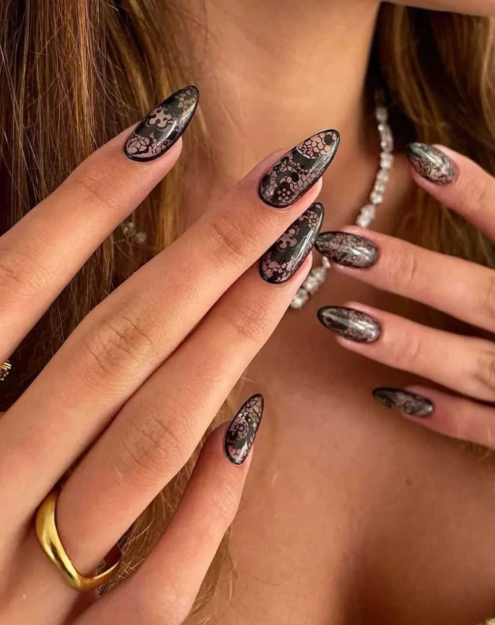 valentínska manikúra