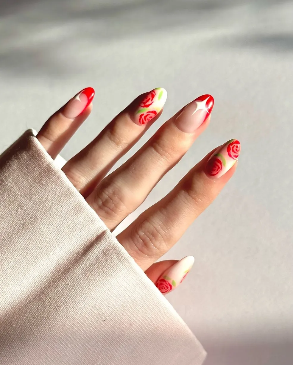 valentínske nechty inšpirácia