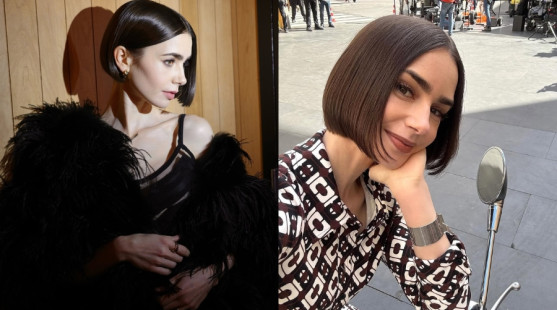 Lily Collins zmenila hru: Krátky účes v podobe bixie cut bude v roku 2026 všade!