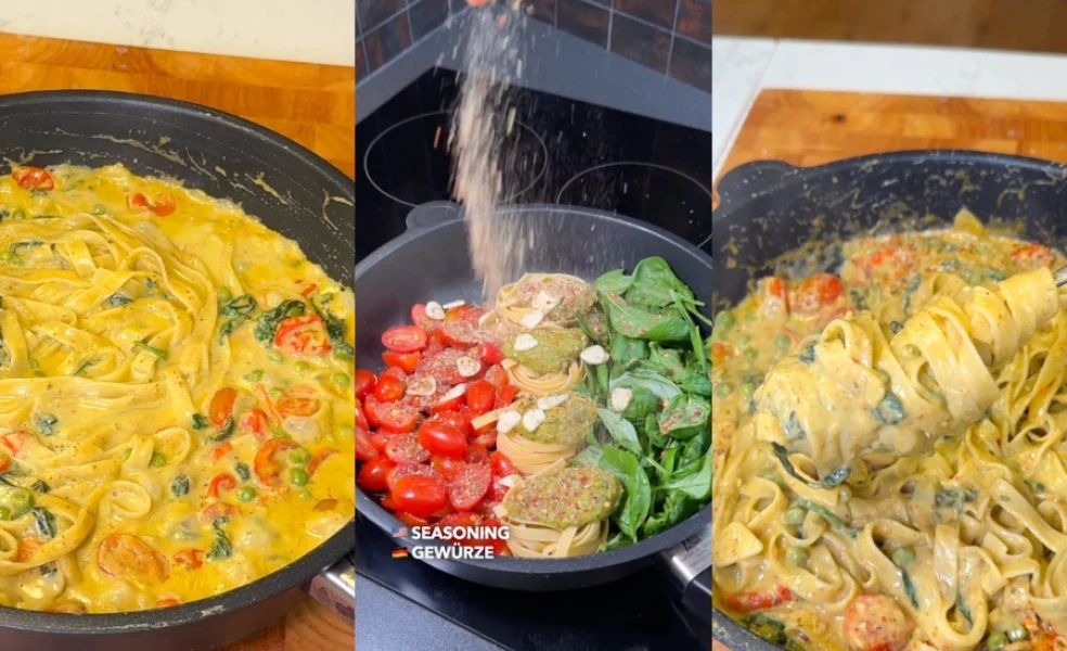 recept na krémové pesto cestoviny