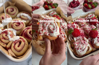 Valentínske jahodové osie hniezda – raňajky do postele, ktoré povedia ľúbim ťa bez slov