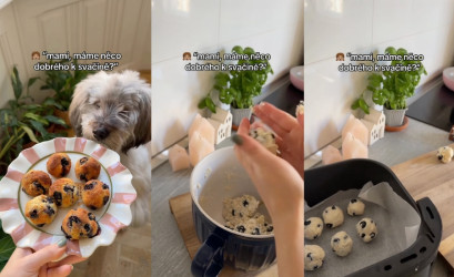 Čučoriedkové guľky z teplovzdušnej fritézy – sladký snack len z 3 surovín