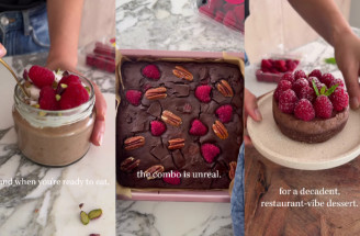 3 rýchle valentínske dezerty s malinami a čokoládou, ktoré polovičku očaria