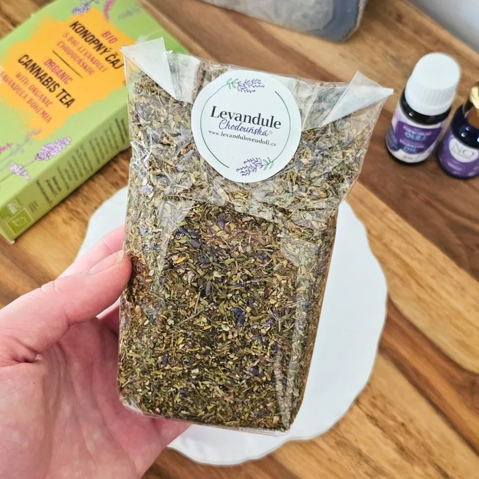 Konopný čaj z Levandulového údolia
