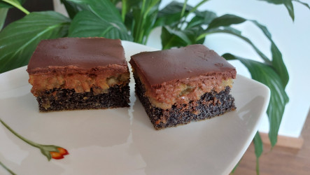 Makovo-jablkový koláč s čokoládou: Žiaden maškrtník mu neodolá