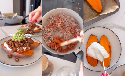 Rýchla večera, ktorá ťa vždy zachráni? Vyskúšaj pečené batáty s mletým mäsom a avokádom