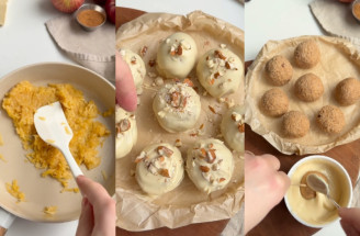 Jablkové guľky s bielou čokoládou: Zdravý a sladký snack pripravený za pár minút