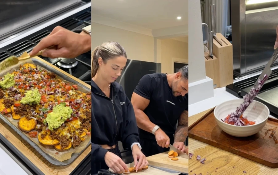 nachos so sladkými zemiakmi