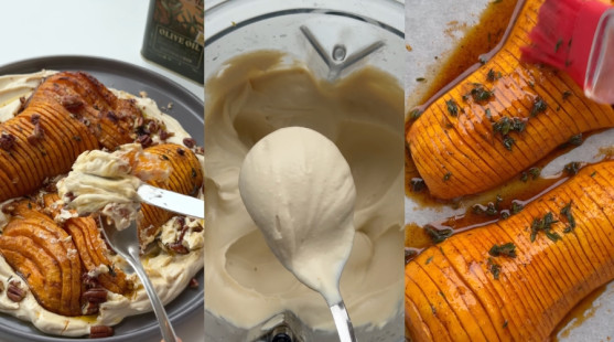 Hasselback tekvica s tofu & fazuľovou ricottou: Jednoduchý vegánsky recept, ktorý ohúri!