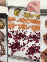 Domáci čokoládový snack s granátovým jablkom alebo orieškami – zaženie chuť na sladké